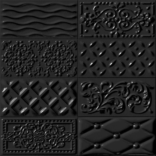Vives Mugat-Rivoli Raspail Negro 10x20