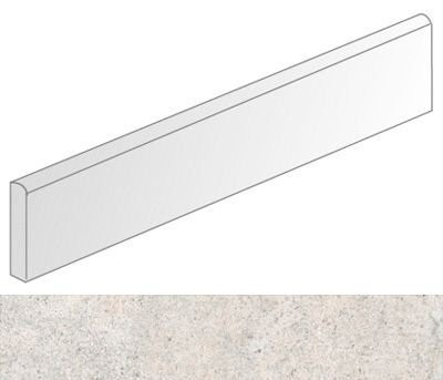Vives Ribadeo Rodapie Blanco 9,4x30