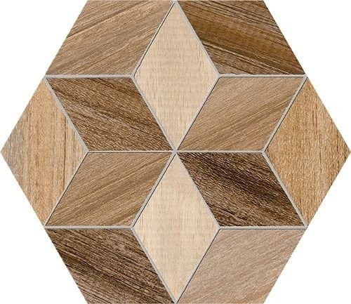 Vives Seine Hexagono Freret Multicolo 23х26,6