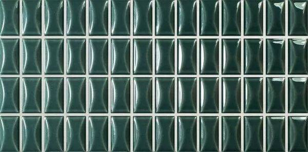 Wow 3D Bars Bevel Emerald Gloss 12.5x25