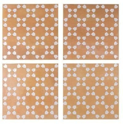 Wow Bejmat Decor Tan White 15х15