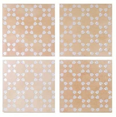 Wow Bejmat Decor Biscuit White 15х15