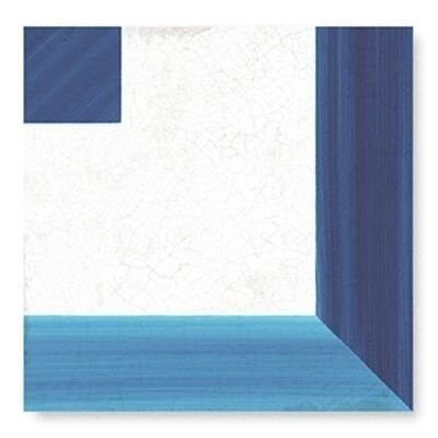 Wow Blanc Et Bleu Square Decor 18,5х18,5