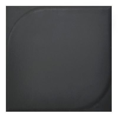 Wow Essential Leaf L Black Matt 25х25