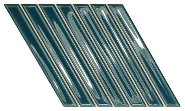 Wow Spike Bars A Peacock Blue Gloss 15x25.9
