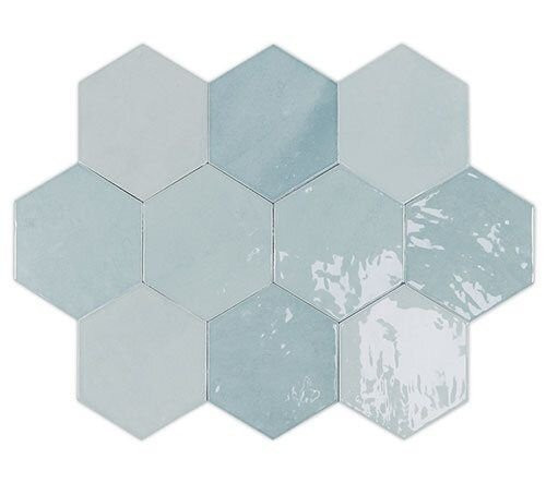 Wow Zelige Hexa Aqua 10,8х12,4