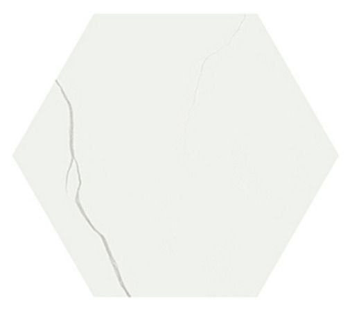 41zero42 Mate Esagona Marmo Bianco 19,5x22,5