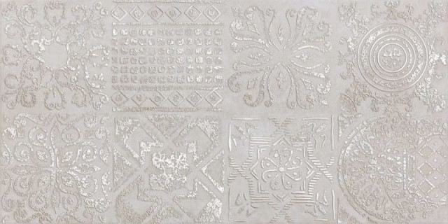 Abitare la Ceramica Icon Dec.Patchwork Silver Lapp 30x60