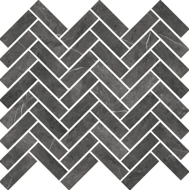 ABK Sensi Mos. Chevron Pietra Grey 30х30