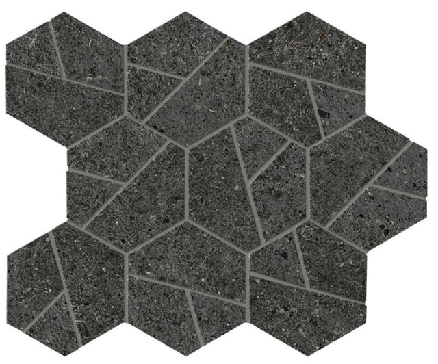 Atlas Concorde Boost Stone Tarmac Mosaico Hex 25x28,5