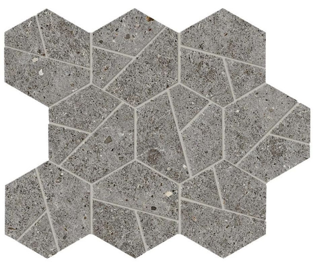 Atlas Concorde Boost Stone Smoke Mosaico Hex 25x28,5