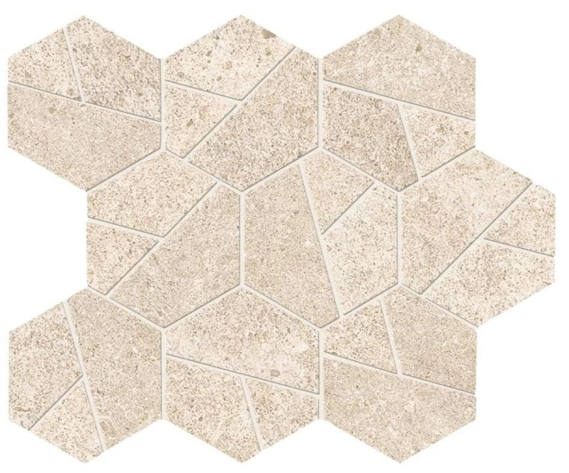 Atlas Concorde Boost Stone Ivory Mosaico Hex 25x28,5