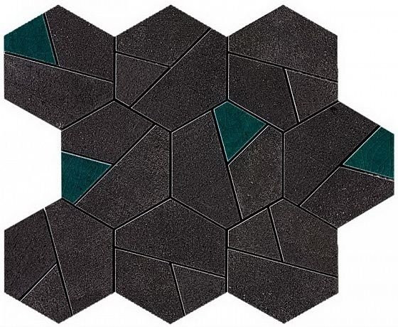 Atlas Concorde Boost Tarmac Mosaico Hex Jade 25х28,5