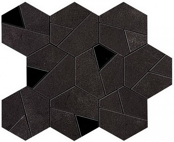 Atlas Concorde Boost Tarmac Mosaico Hex Black 25х28,5