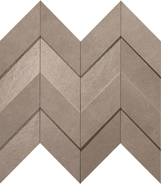 Atlas Concorde Dwell Greige Chevron 3D 30,8X35,1