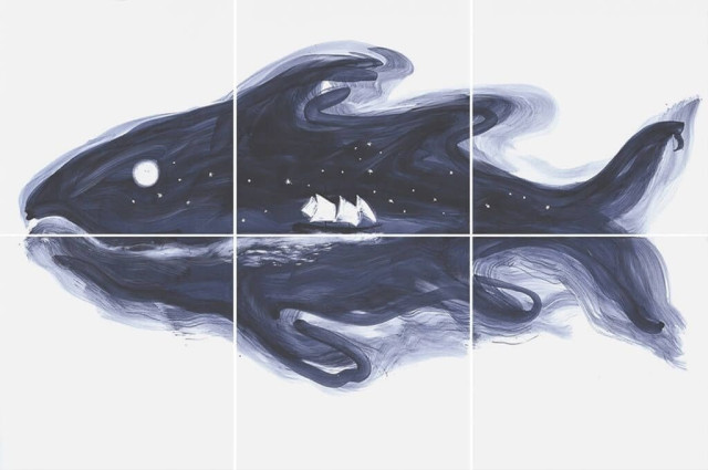Bardelli Il Pesce Celeste 60x40