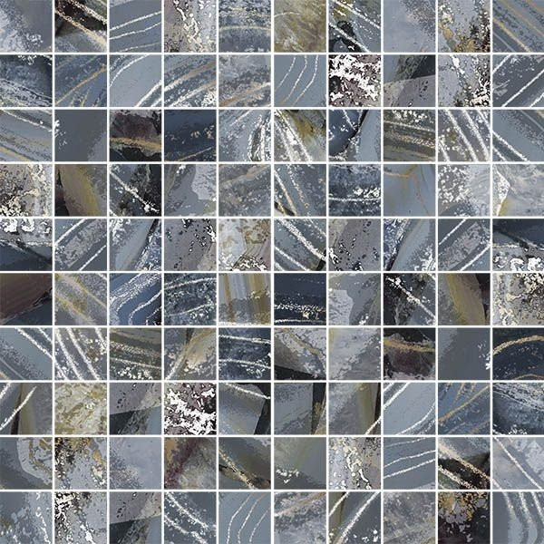 Brennero La Preziosa Mos. Q.Legend Mix Blu 30x30