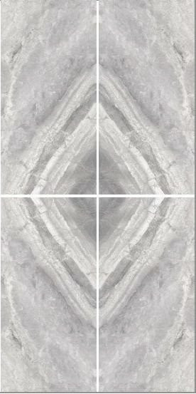 Cerdomus Supreme Book Match Silver Lev S/4 60х120
