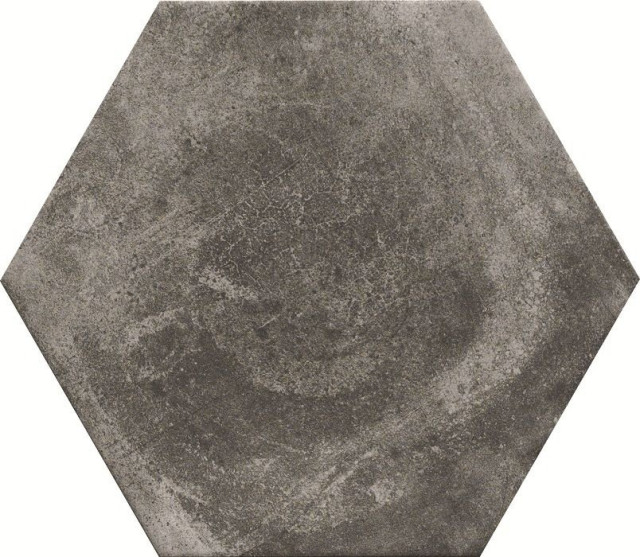 Cir Miami Esagona Pitch Black 24x27,7