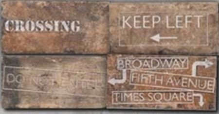Cir New York Road Signs Mix Chelsea 10х20