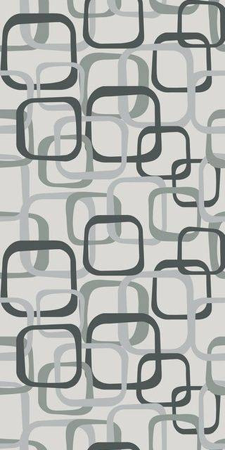 Dado Ceramica Anni 70 Decoro Anelli Rett. 60x120