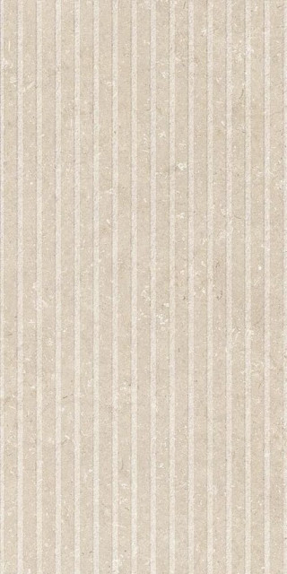 Dado Ceramica Shellstone Beige Rigat-One 3D 60x120