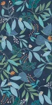 Dado Ceramica Wallpaper Blue Forest Rect 60x120