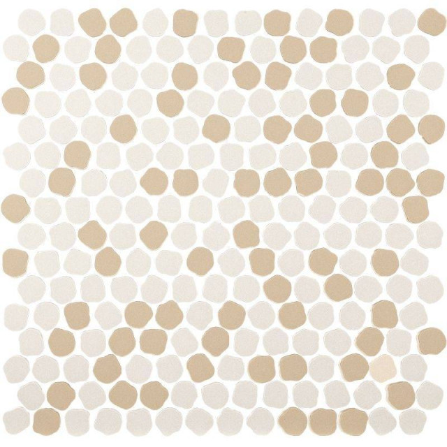 Decoratori Bassanesi Bonbon Mix E: White / Ecru Matt 30.5x30.5H0.5