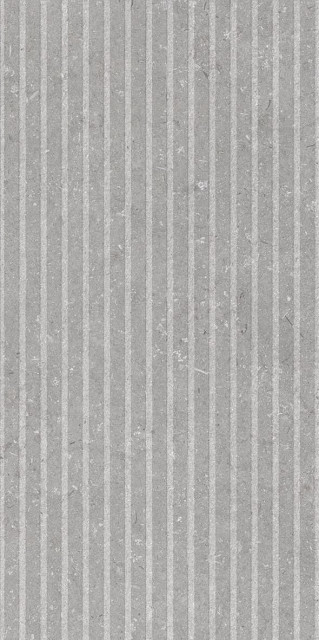 Dado Ceramica Shellstone Grigio Rigat-One 3D 60x120