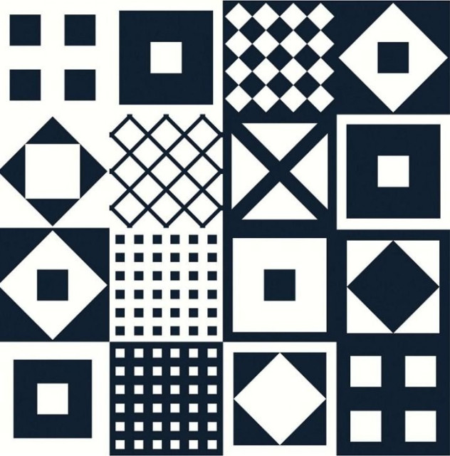 Edimax Twenty Blues Mix Rett 20x20