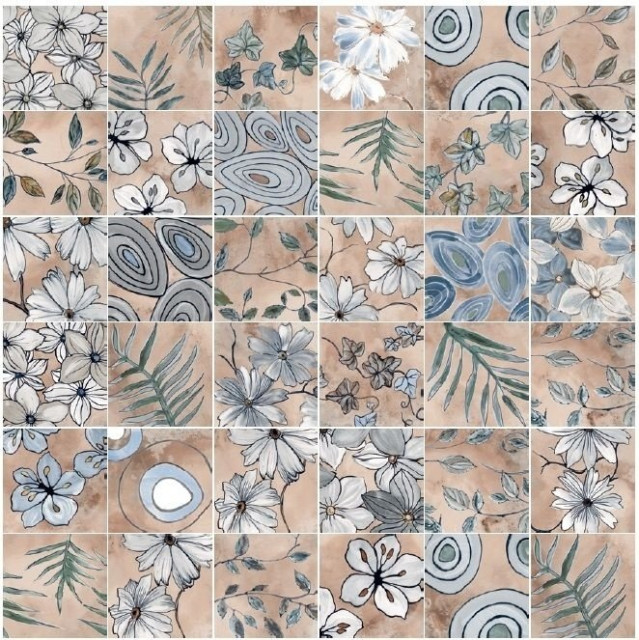 Elios Ceramica Emotion Romantic Rose 20x20H0.85