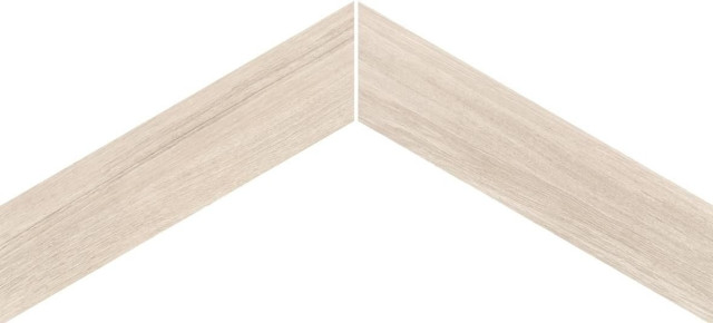 Emil Ceramica Sleekwood Chevron 60 White 11x54