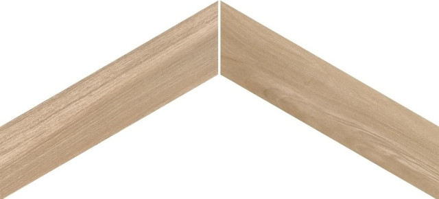 Emil Ceramica Sleekwood Chevron 60 Beige 11x54
