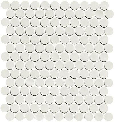 FAP Ceramiche Chelsea Brick White Round 32.5x29.5