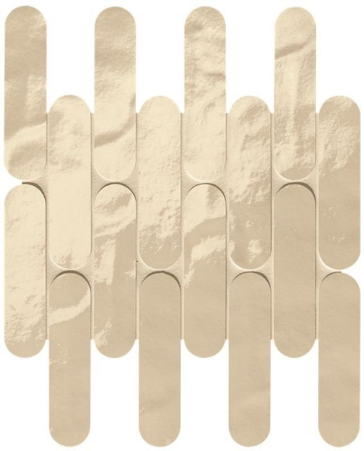 Fap Ceramiche Glim Beige Curve Mosaico 29x29.5