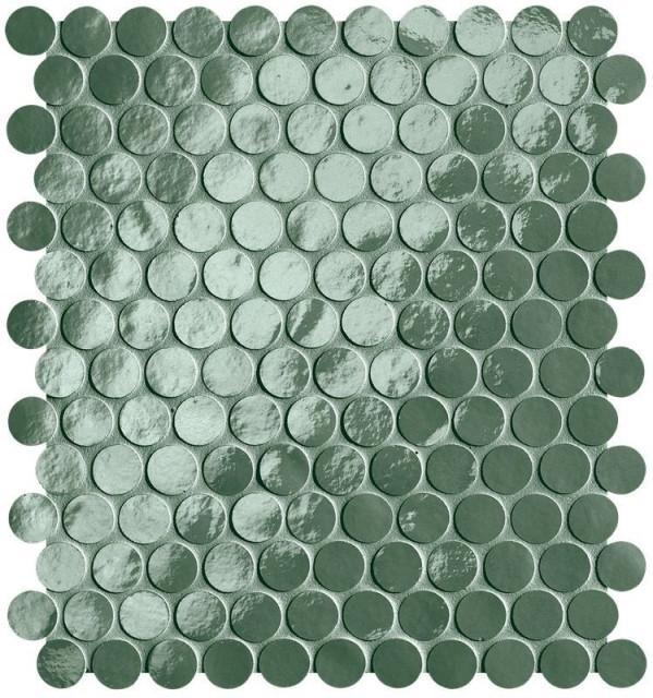 Fap Ceramiche Glim Salvia Round Mosaico 29.5x32.5