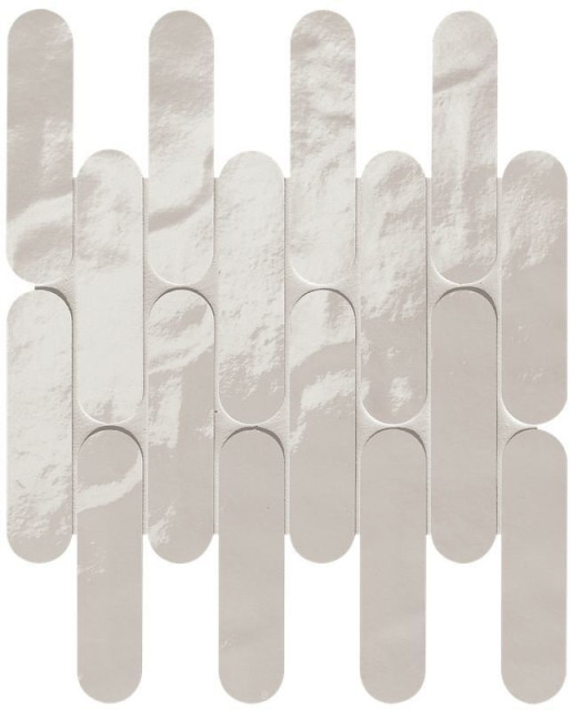 Fap Ceramiche Glim Ghiaccio Curve Mosaico 29x29.5