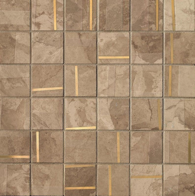 Fap Kamu Beige Metal Mosaico 30x30