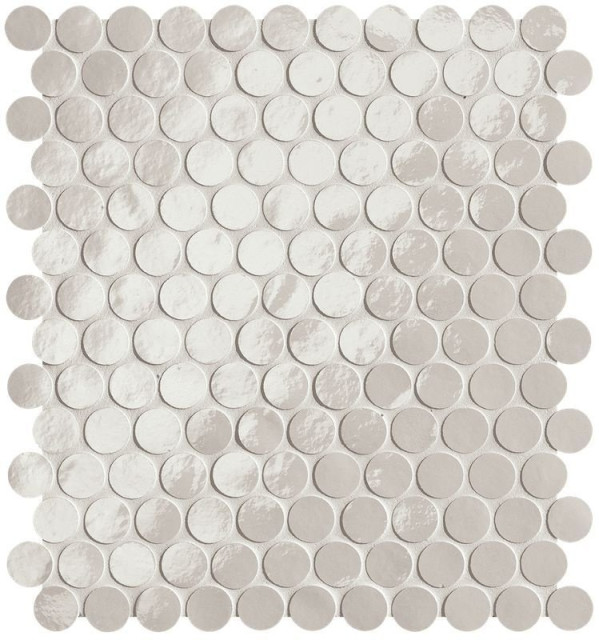 Fap Ceramiche Glim Ghiaccio Round Mosaico 29.5x32.5