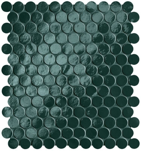 Fap Ceramiche Glim Petrolio Round Mosaico 29.5x32.5
