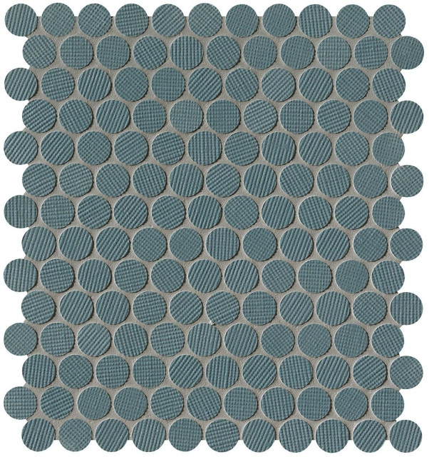 Fap Milano Blu Round Mosaico 29,5x32,5