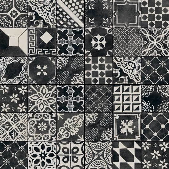 Fioranese Riggiole Nero Mix 20x20