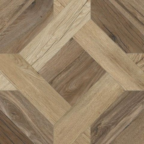 Flaviker Nordik Wood Mansion Go/Brown Rett 60×60