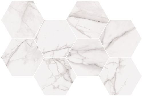 Flaviker Supreme Hexagon Royal Statuario 29.2x51