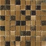 Grazia Listelli Mosaico Pepe/Peltro 30x30
