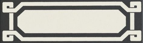 Grazia Old England List Black Dover 6x20