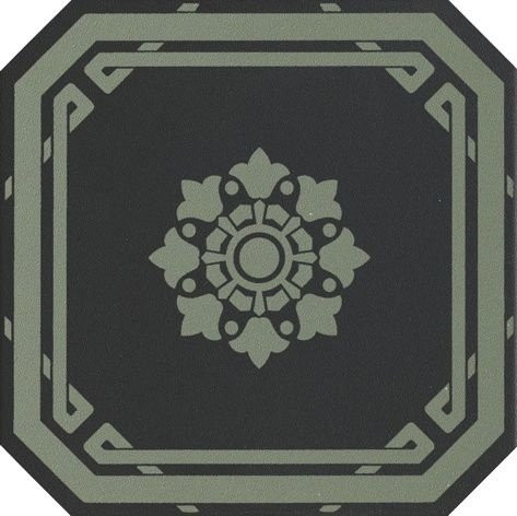 Grazia Old England Ottagono Black Bath 20x20