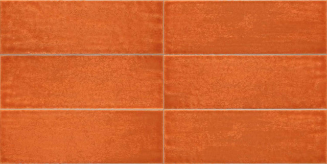 Iris Maiolica Arancio 10x30