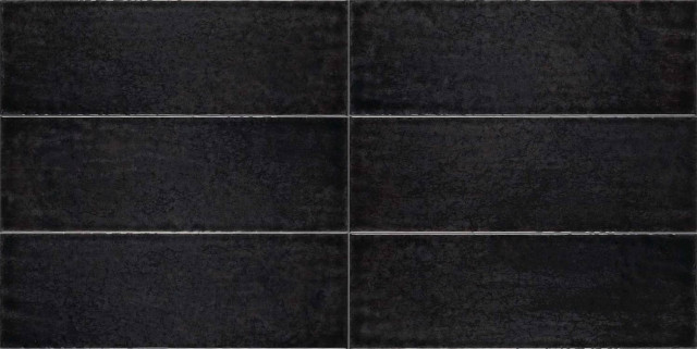 Iris Maiolica Nero 10x30