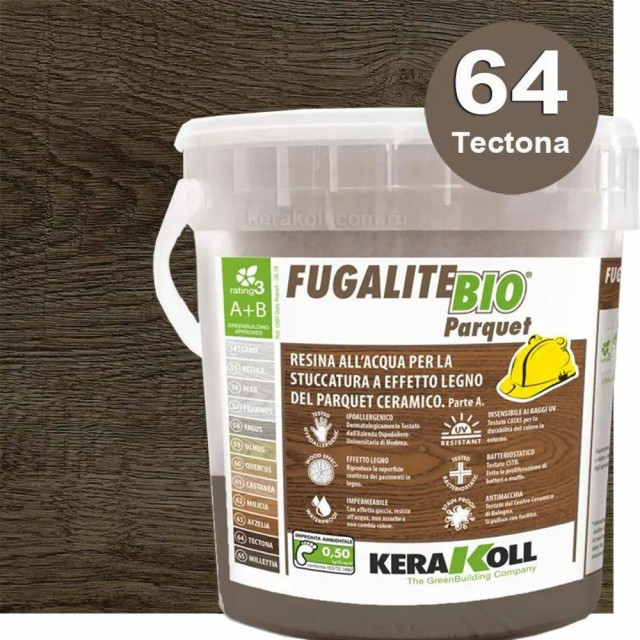 Kerakoll Fugalite Bio Parquet 64 Tectona (A+B) 3кг